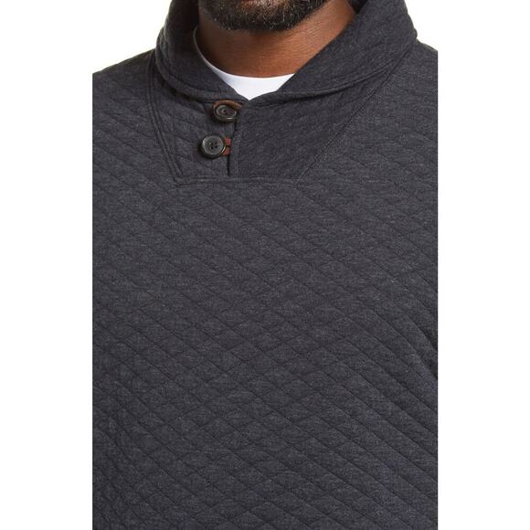 Billy Reid Dark Navy Shawl Collar Pullover Sweater Sz M - Picture 4 of 10